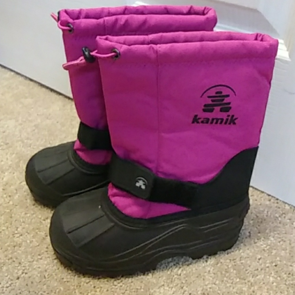 Pink Girls Size 1 Winter Boots